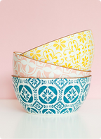 Handcrafted Ceramic Bowls – Set of 3