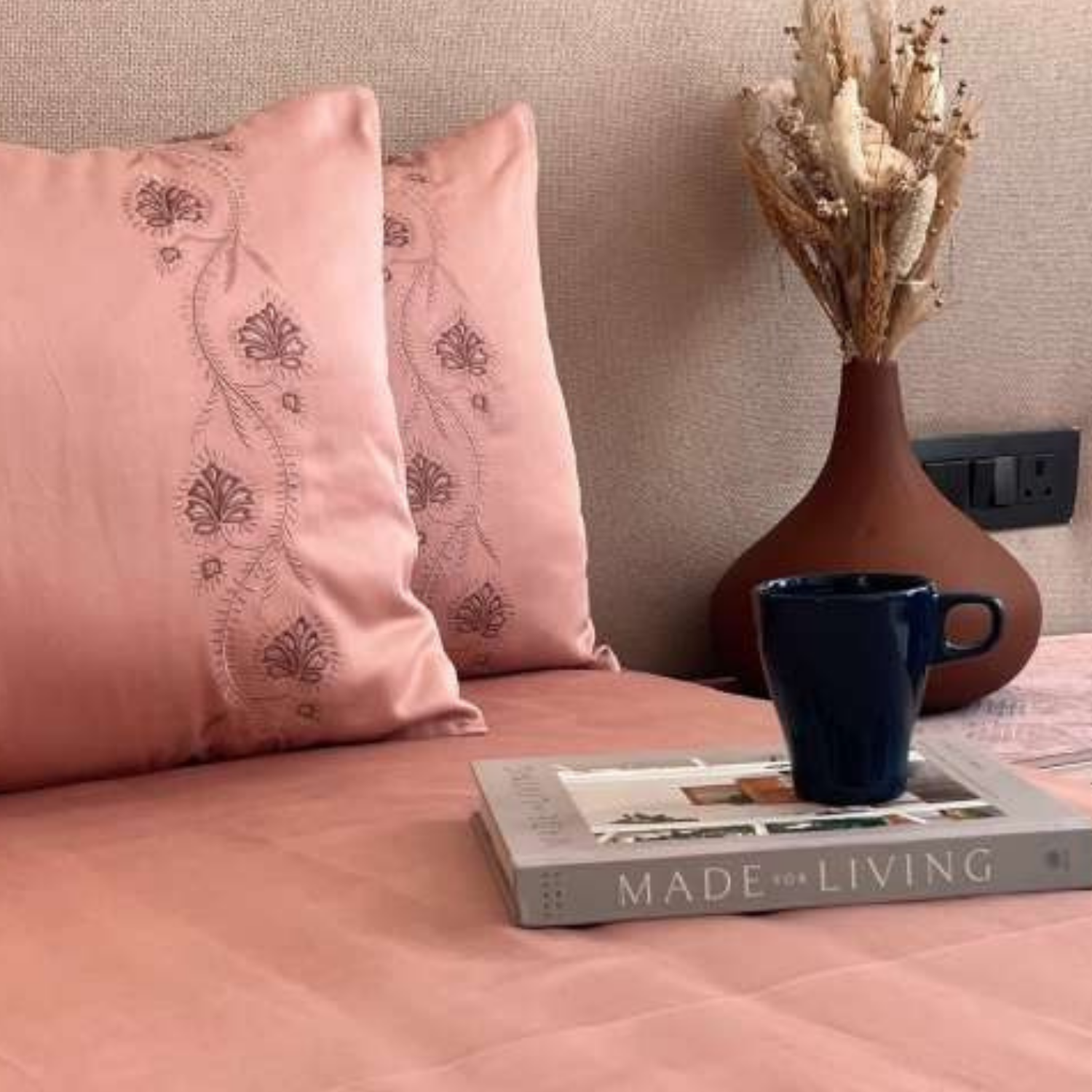 Sadyaska Nora Rose 3 Pcs Bedsheet Set