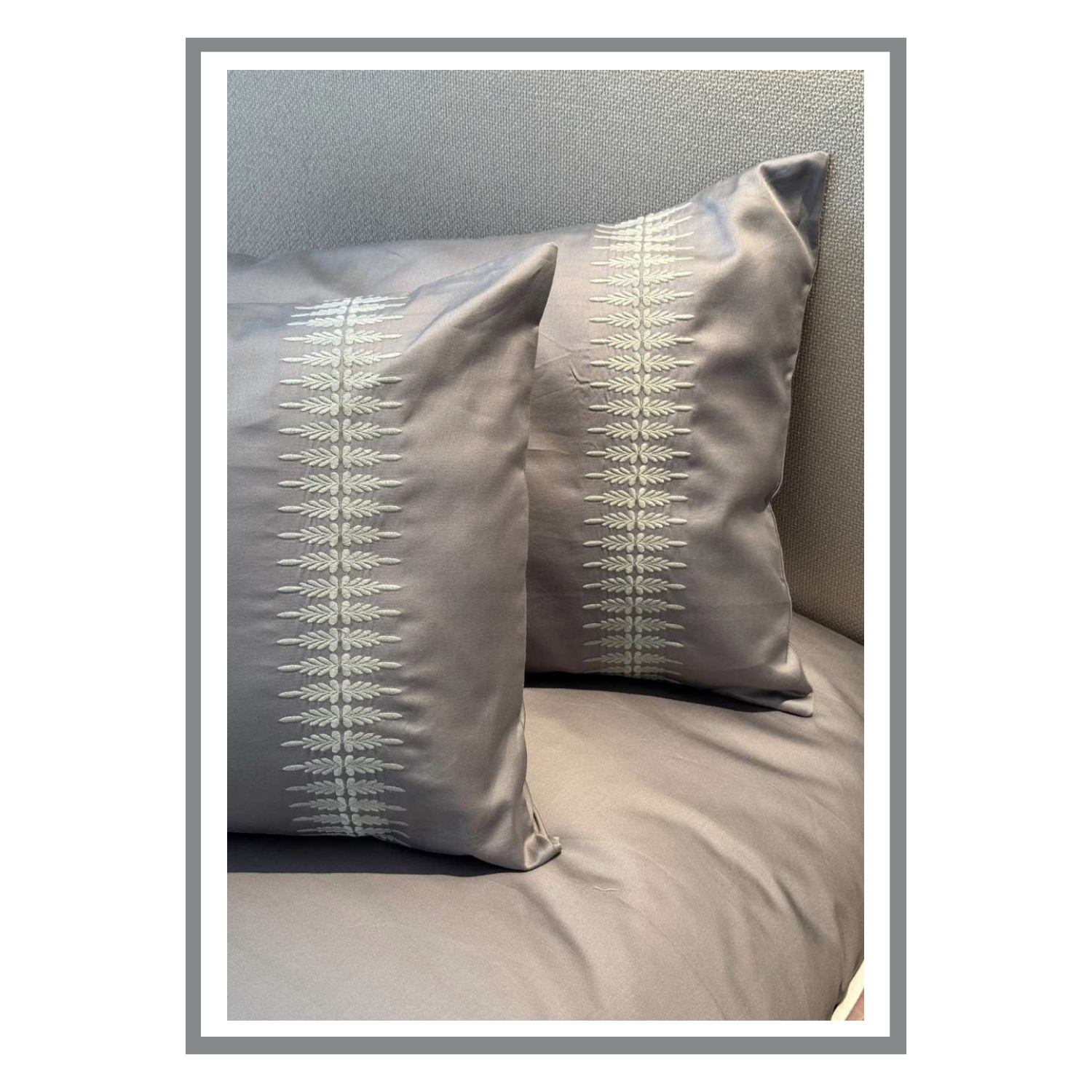 Sadyaska Stella Slate 3 Pcs Bedsheet Set