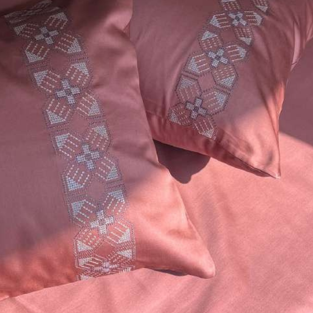 Sadyaska Allure Terracotta 3 Pcs Bedsheet Set