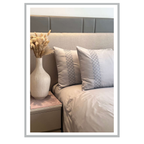 Sadyaska Tessa Pearl Grey 3 Pcs Bedsheet Set