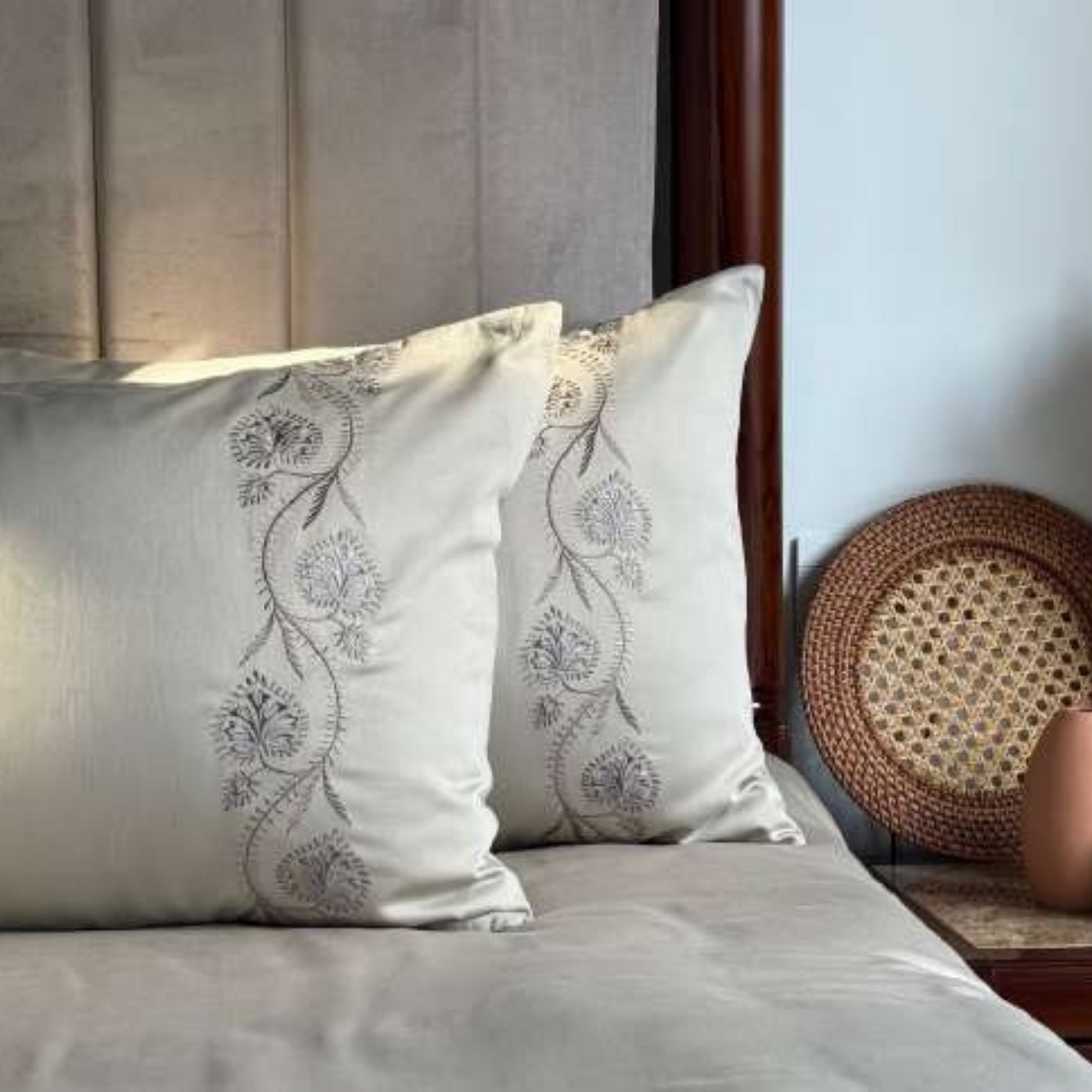 Sadyaska Nora Beige 3 Pcs Bedsheet Set