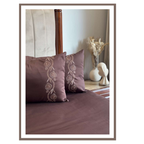 Sadyaska Nora Coffee 3 Pcs Bedsheet Set