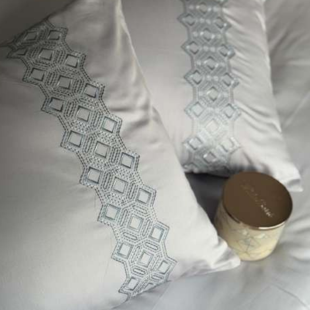 Sadyaska Cora Smoke Blue 3 Pcs Bedsheet Set