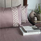 Sadyaska Austin Old Rose 3 Pcs Bedsheet Set