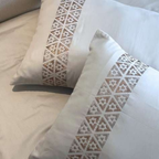 Sadyaska Faye Sandstone Grey 3 Pcs Bedsheet Set