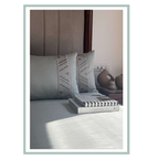 Sadyaska Zurich Sage Green 3 Pcs Bedsheet Set