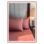 Sadyaska Allure Terracotta 3 Pcs Bedsheet Set