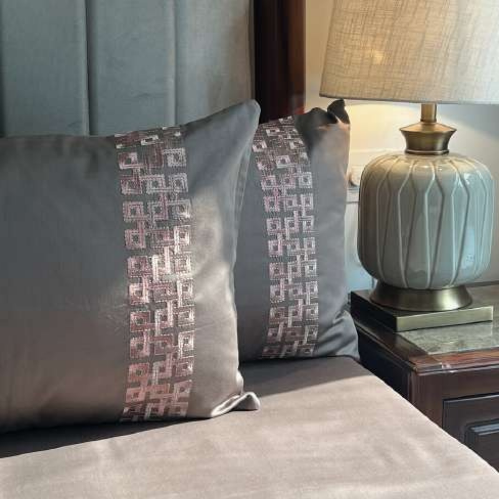 Sadyaska Evara Taupe 3 Pcs Bedsheet Set