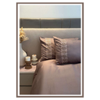 Sadyaska Faye Taupe 3 Pcs Bedsheet Set