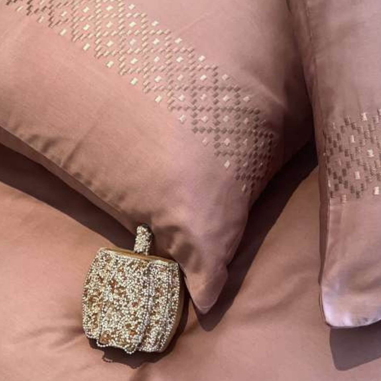 Sadyaska Tessa Old Rose 3 Pcs Bedsheet Set