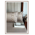 Sadyaska Nadine Mocha 3 Pcs Bedsheet Set