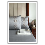 Sadyaska Nadine Slate 3 Pcs Bedsheet Set