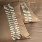 Sadyaska Elise Hazel Beige 3 Pcs Bedsheet Set
