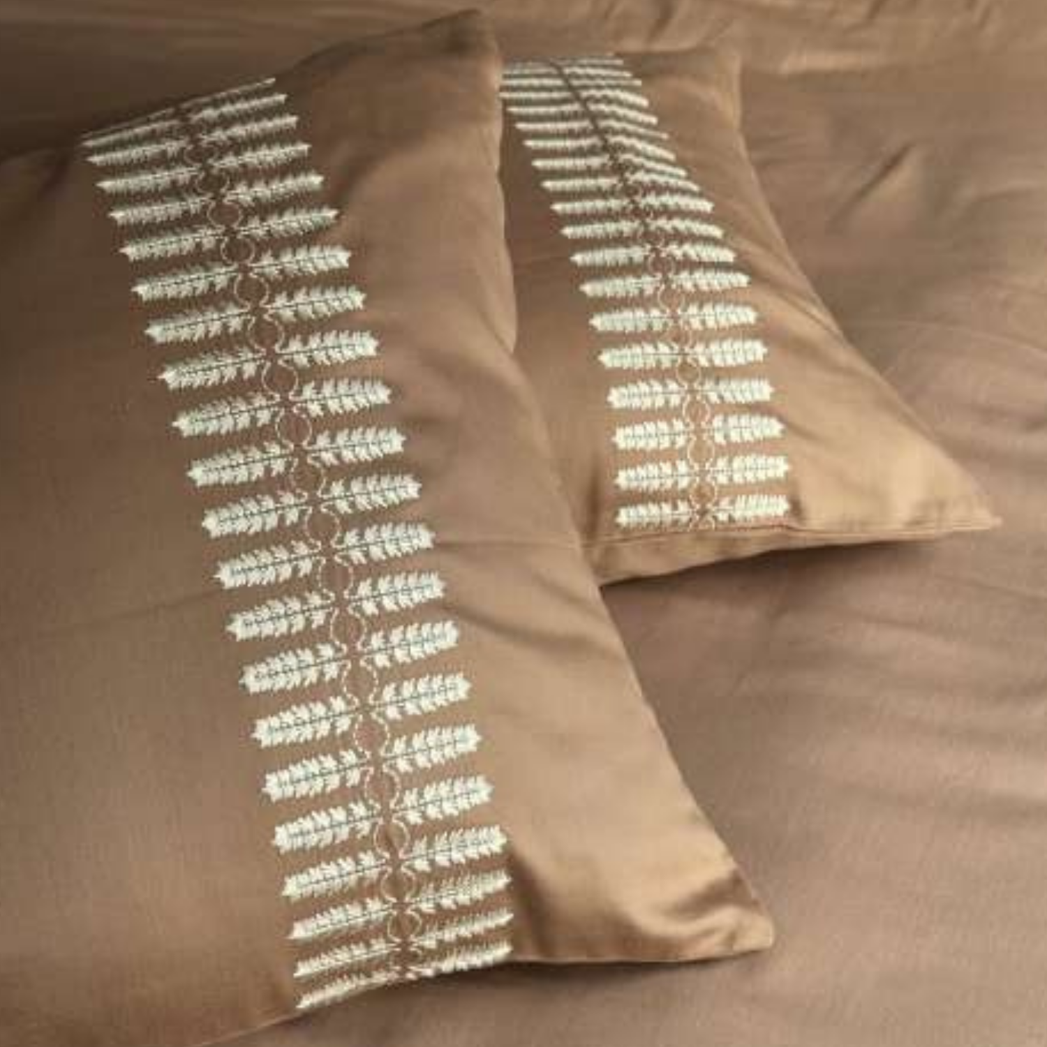 Sadyaska Elise Hazel Beige 3 Pcs Bedsheet Set