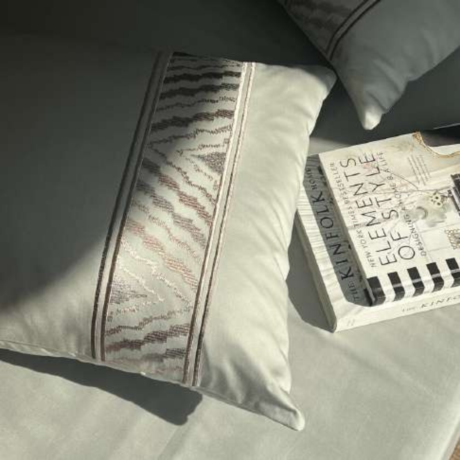 Sadyaska Zurich Sage Green 3 Pcs Bedsheet Set