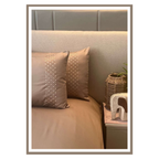 Sadyaska Tessa Mocha 3 Pcs Bedsheet Set