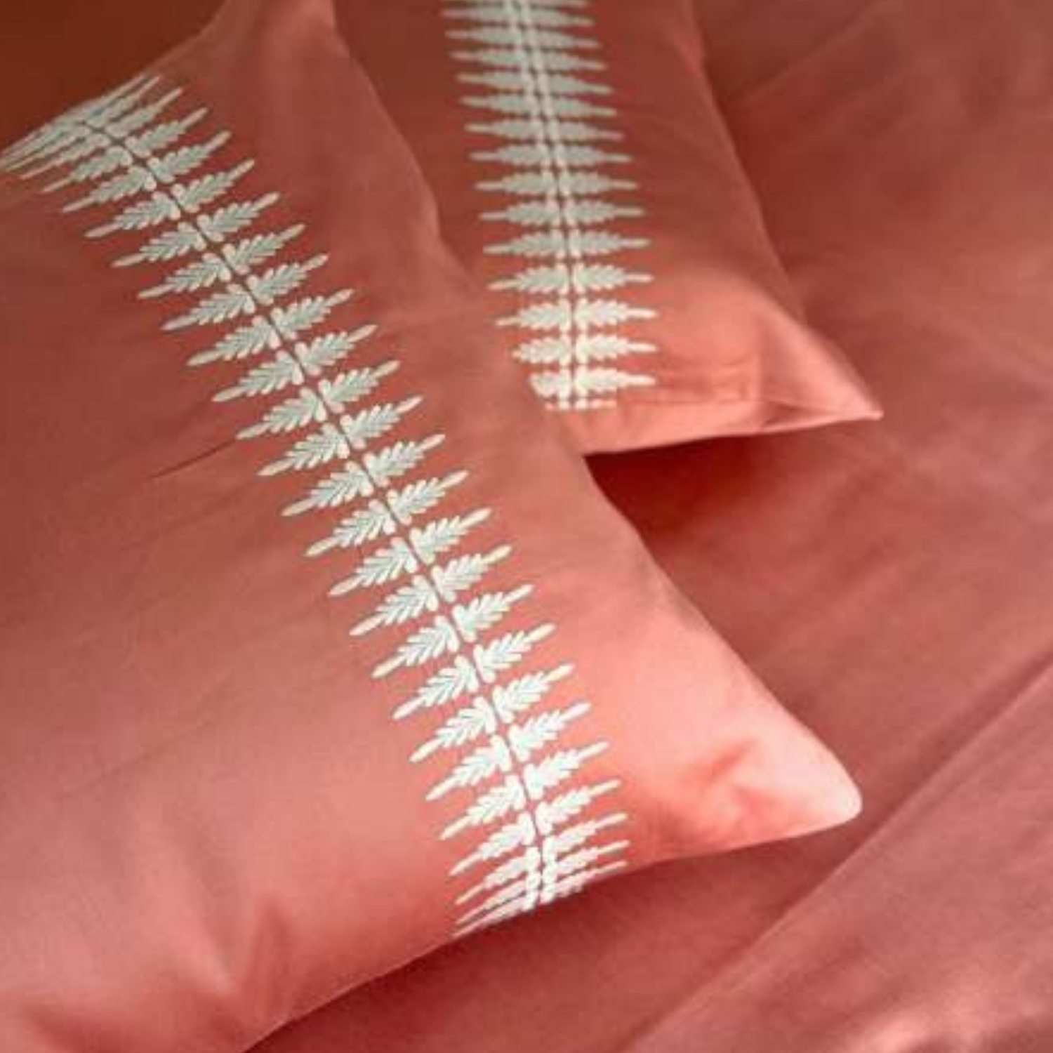 Sadyaska Stella Terracotta 3 Pcs Bedsheet Set