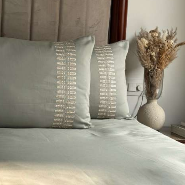 Sadyaska Elise Sage Green 3 Pcs Bedsheet Set