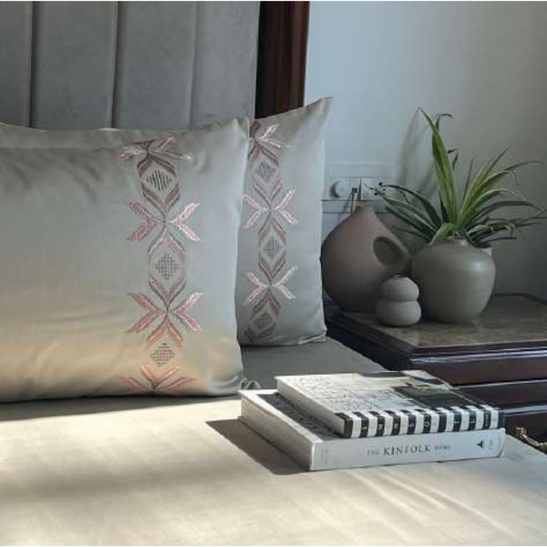 Sadyaska Nadine Beige 3 Pcs Bedsheet Set