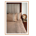 Sadyaska Elise Hazel Beige 3 Pcs Bedsheet Set